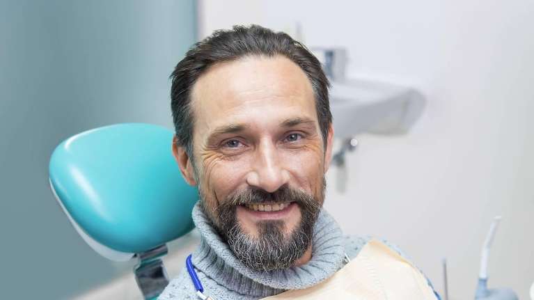 teeth whitening Boise | man at dentist